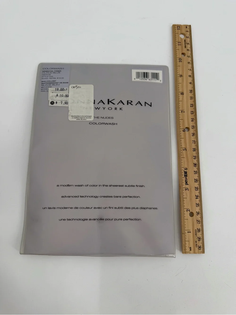 Donna Karan New York Pantyhose Medium Colorwash The Nudes VTG Cloud Blue D55